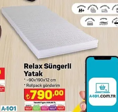 RELAX SÜNGERLİ YATAK RELAX SÜNGERLİ YATAK